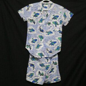 2 Piece Set | MAN WAH | 36 kids international | Short Sleeve Shirt / Shorts Set